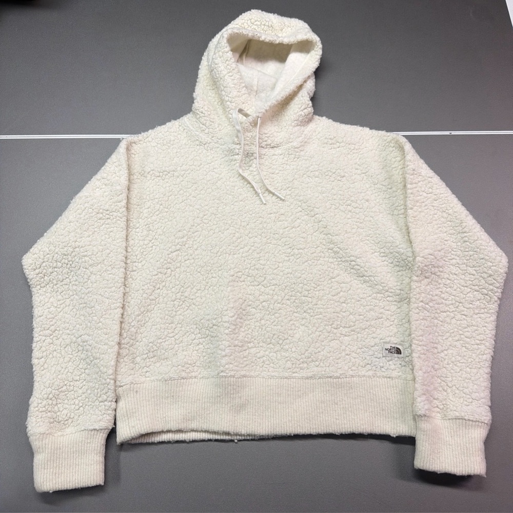 The North Face Women's Wool Harrison Pullover Hoodie Gardenia White Size Medium